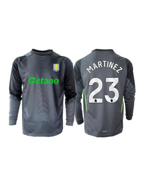Aston Villa Emiliano Martinez #23 Målvakt Replika Hemmakläder 2025-26 Långärmad Aston Villa Emiliano Martinez #23 Målvakt Replika Hemmakläder 2025-26 Långärmad